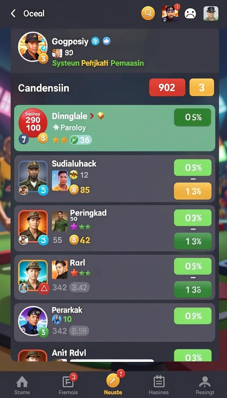 slotaladin statistik aplikasi